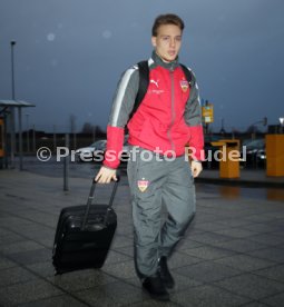 VfB Stuttgart Abflug ins Trainingslager La Manga Flughafen Stuttgart