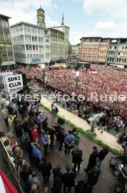 15.06.97 VfB Stuttgart Empfang am Rathaus DFB-Pokal Sieg 1997