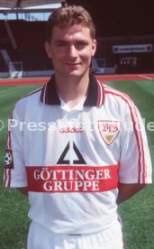 08.07.97 VfB Stuttgart Fototermin Saison 1997/1998