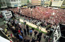 15.06.97 VfB Stuttgart Empfang am Rathaus DFB-Pokal Sieg 1997