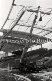 16.02.93 VfB Stuttgart Baustelle Neckarstadion