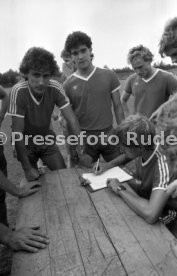 04.07.85 VfB Stuttgart Amateure Training