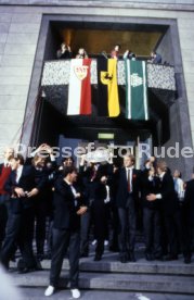 26.05.1984 VfB Stuttgart Meisterschaft 1984 Empfang Rathaus