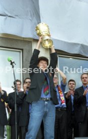 15.06.97 VfB Stuttgart Empfang am Rathaus DFB-Pokal Sieg 1997