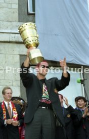 15.06.97 VfB Stuttgart Empfang am Rathaus DFB-Pokal Sieg 1997