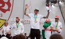 25.05.25 VfB Stuttgart Feier und Autokorso DFB-Pokal Sieg Stuttgart Schlossplatz