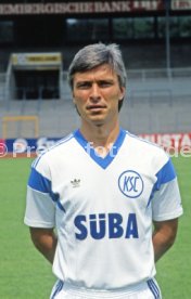 28.06.88 Karlsruher SC Fototermin Saison 1988/1989