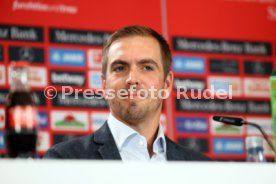 12.09.22 VfB Stuttgart PK Khedira, Lahm, Gentner