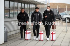 23.01.22 VfB Stuttgart Abflug Trainingslager Marbella