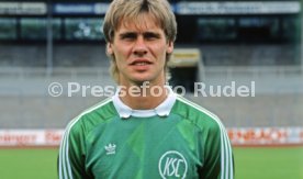 28.06.88 Karlsruher SC Fototermin Saison 1988/1989