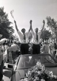 17.05.1992 VfB Stuttgart Meisterschaft Autokorso