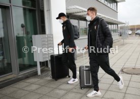23.01.22 VfB Stuttgart Abflug Trainingslager Marbella
