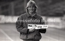 27.02.89 VfB Stuttgart J&uuml;rgen Klinsmann