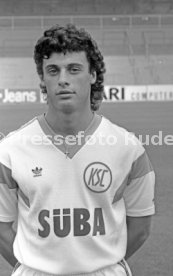 28.06.88 Karlsruher SC Fototermin Saison 1988/1989