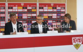 VfB Stuttgart Pressekonferenz fairplay Aktion