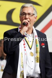 25.05.25 VfB Stuttgart Feier und Autokorso DFB-Pokal Sieg Stuttgart Schlossplatz