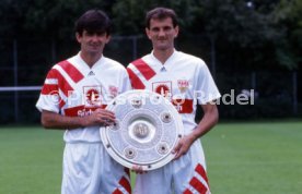 10.07.1992 VfB Stuttgart Fototermin Meisterschaft