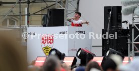 25.05.25 VfB Stuttgart Feier und Autokorso DFB-Pokal Sieg Stuttgart Schlossplatz