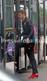 VfB Stuttgart Abflug Bundesliga Spiel in Wolfsburg