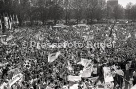 17.05.1992 VfB Stuttgart Meisterschaft Empfang im Stadion