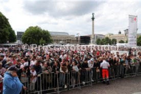 25.05.25 VfB Stuttgart Feier und Autokorso DFB-Pokal Sieg Stuttgart Schlossplatz