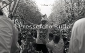 17.05.1992 VfB Stuttgart Meisterschaft Autokorso