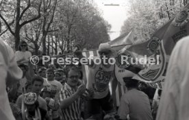 17.05.1992 VfB Stuttgart Meisterschaft Autokorso
