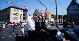 17.05.1992 VfB Stuttgart Meisterschaft Autokorso