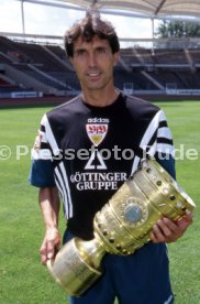 15.07.97 VfB Stuttgart Fototermin DFB-Pokal Sieger 1997