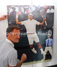 Tennis MercedesCup Stuttgart 2017 PK Roger Federe