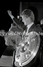 26.05.1984 VfB Stuttgart Meisterschaft 1984 Empfang Rathaus