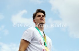 25.05.25 VfB Stuttgart Feier und Autokorso DFB-Pokal Sieg Stuttgart Schlossplatz