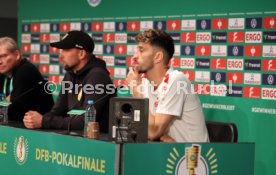 23.05.25 VfB Stuttgart Pressekonferenz DFB-Pokal Finale 2025 Berlin