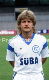 28.06.88 Karlsruher SC Fototermin Saison 1988/1989
