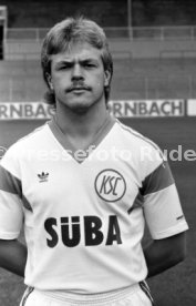 28.06.88 Karlsruher SC Fototermin Saison 1988/1989