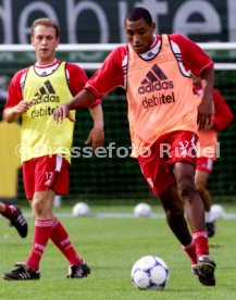 VfB Stuttgart Training li. Timo Rost re. Didi Foto Rudel