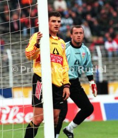 Hamburger SV-VfB Stuttgart 0:0 li. Marco Haber re. Franz Wohlfahrt Foto Rudel