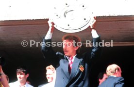 17.05.1992 VfB Stuttgart Meisterschaft Empfang im Stadion