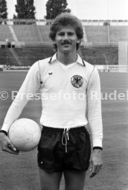 09.08.79 VfB Stuttgart Spieler im Trikot Nationalmannschaft