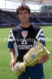 15.07.97 VfB Stuttgart Fototermin DFB-Pokal Sieger 1997