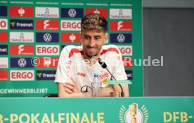 23.05.25 VfB Stuttgart Pressekonferenz DFB-Pokal Finale 2025 Berlin