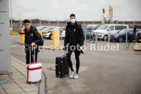 23.01.22 VfB Stuttgart Abflug Trainingslager Marbella