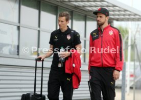 VfB Stuttgart Abflug Bundesliga Spiel in Wolfsburg