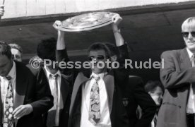 17.05.1992 VfB Stuttgart Meisterschaft Empfang im Stadion