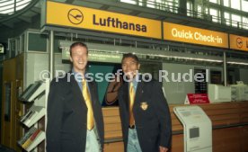 13.06.97 VfB Stuttgart Abflug Berlin DFB-Pokal Finale 1997