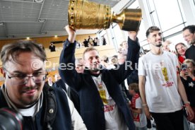 25.05.25 VfB Stuttgart Empfang Rathaus DFB-Pokal Sieg