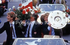 26.05.1984 VfB Stuttgart Meisterschaft 1984 Autokorso Bad Cannstatt
