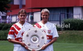 10.07.1992 VfB Stuttgart Fototermin Meisterschaft