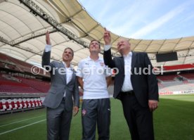 VfB Stuttgart PK Neues Stadiondach Mercedes-Benz Arena