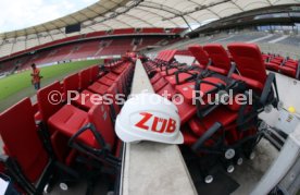 03.06.22 VfB Stuttgart Baggerbiss Umbau Mercedes-Benz Arena Haupttribüne